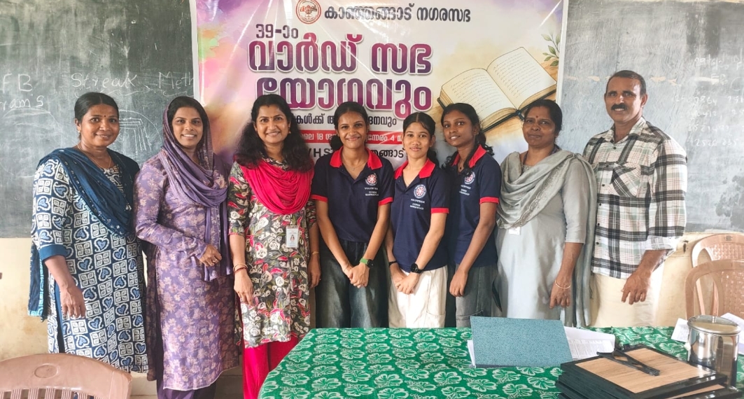ഗ്രാമസഭയിൽ പങ്കാളികളായി വിദ്യാർത്ഥികൾ